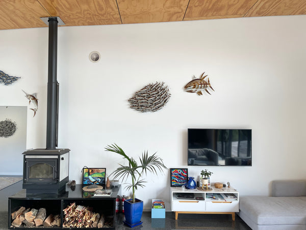 Sardine bait ball heated treated.