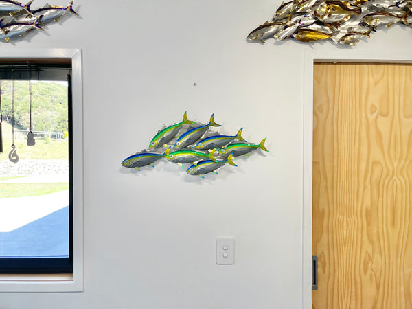7 kingfish airbrushed  “Blue & Green”
