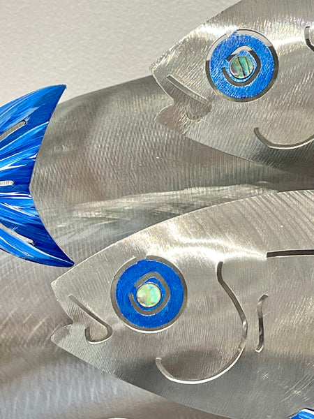 Baitfish Shoal “Hand painted Blue”