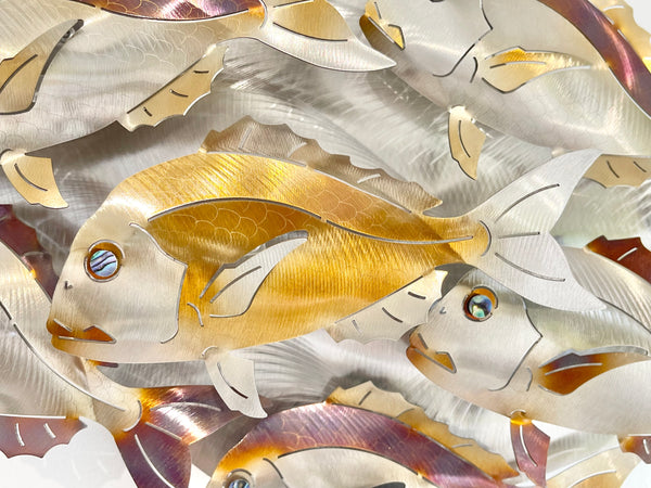 10 under sized snapper heat treated.