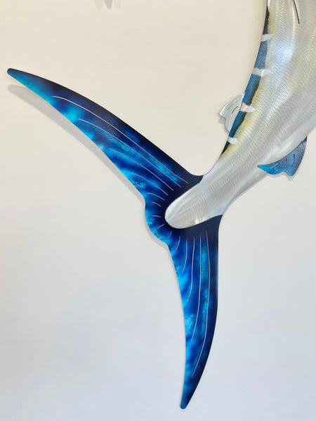 Marlin Jumping Airbrushed 1.8m water jet cut