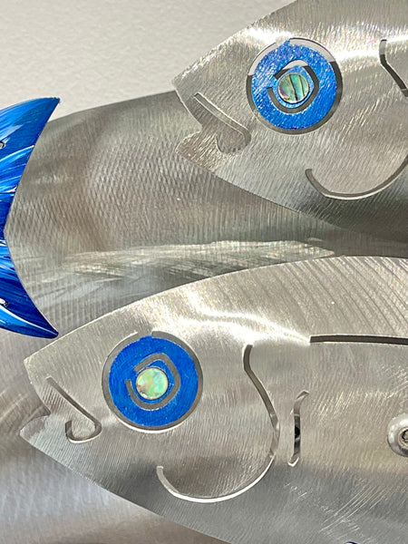 Baitfish Shoal “Hand painted Blue”