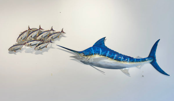 Marlin side on airbrushed 1.2m  V-1