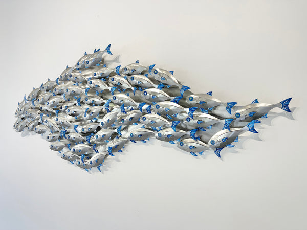 Baitfish Shoal “hand painted blue”