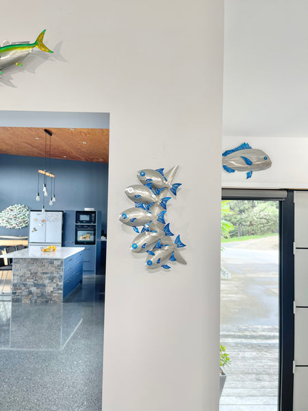 Moonfish hand painted Blue
