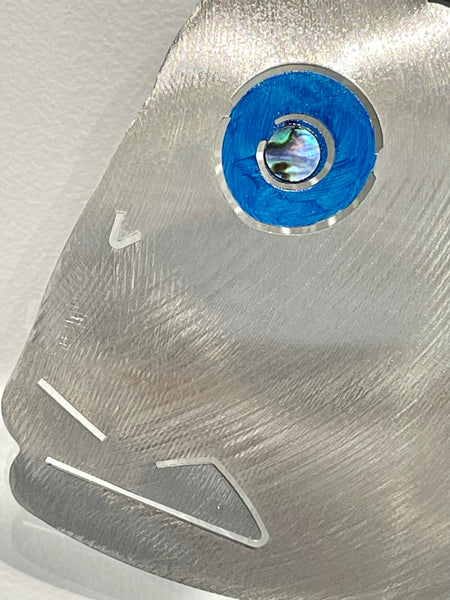 Barely legal Snapper hand painted blue