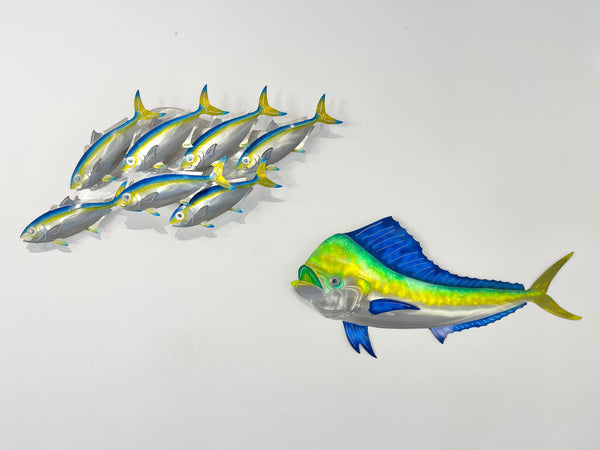 7 kingfish airbrushed  “Blue”