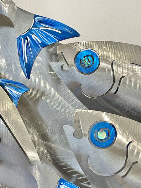 Baitfish Shoal “Hand painted Blue”