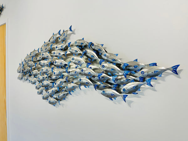 Baitfish Shoal “Hand painted Blue”