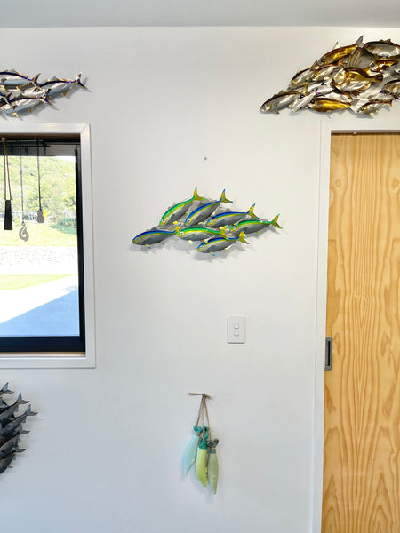 7 kingfish airbrushed  “Blue & Green”