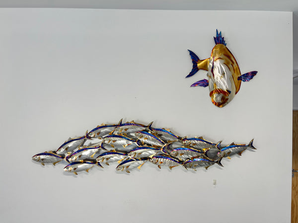 17 kingfish school Electric Blue