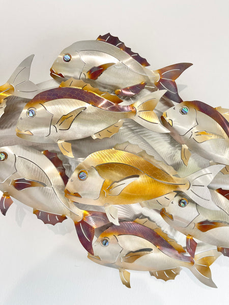 10 under sized snapper heat treated.