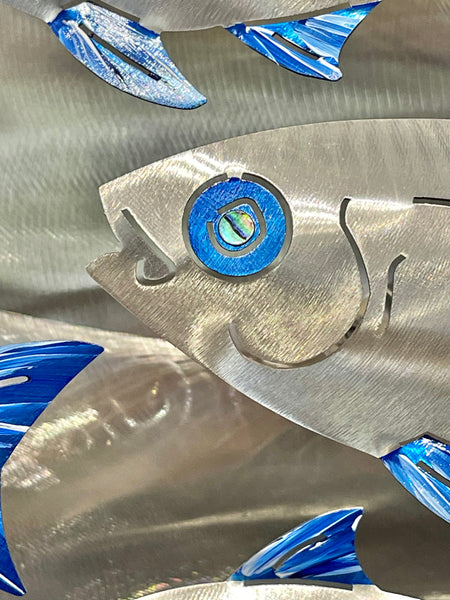 Baitfish Shoal “Hand painted Blue”