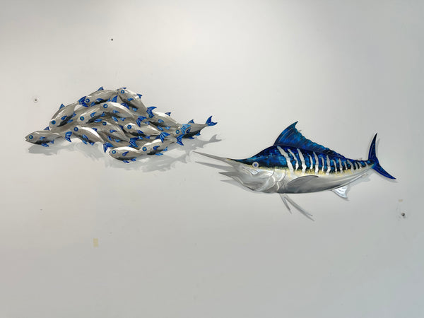 Marlin out of the deep 1.2m Airbrushed V-2