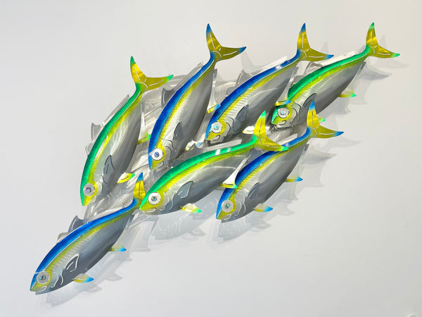 7 kingfish airbrushed  “Blue & Green”
