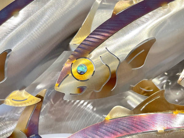 7 Kingfish Heat treated colourings