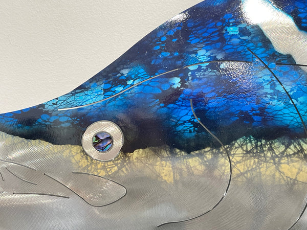 Marlin out of the deep 1.2m Airbrushed V-2