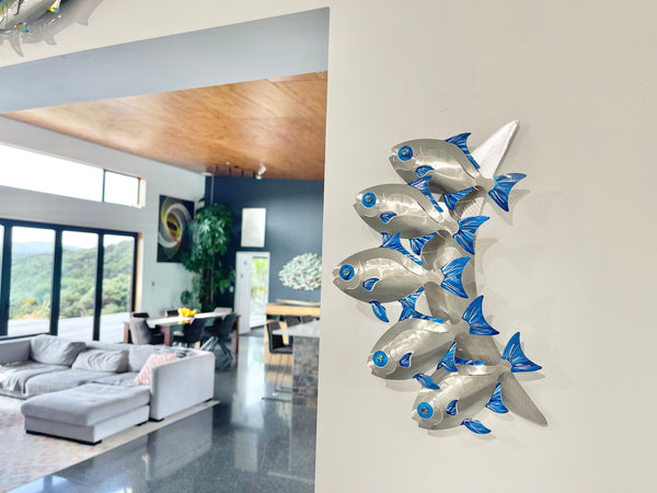 Moonfish hand painted Blue