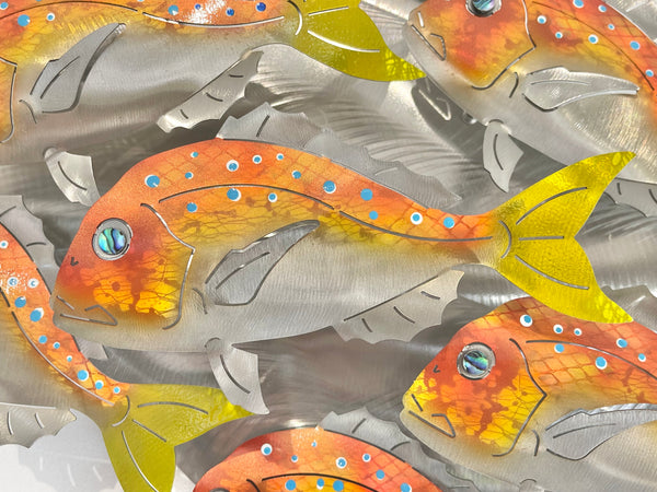 10 under sized snapper airbrushed.