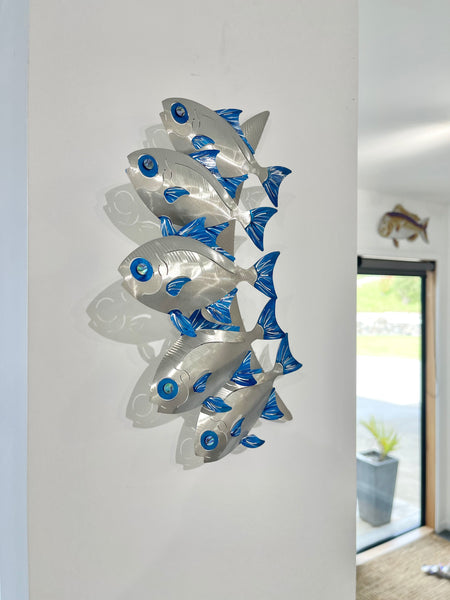 Moonfish hand painted Blue