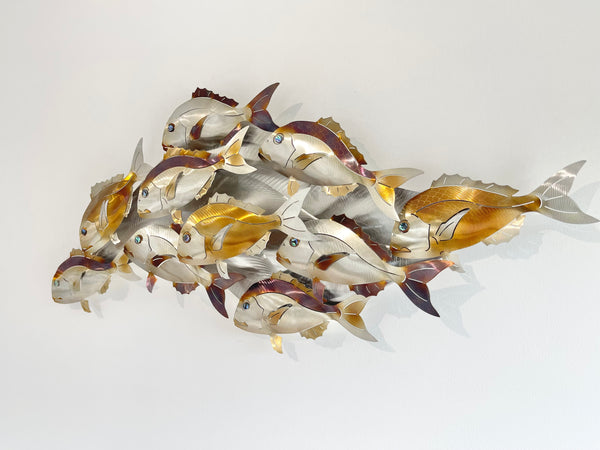 10 under sized snapper heat treated.