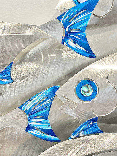 Baitfish Shoal “hand painted blue”
