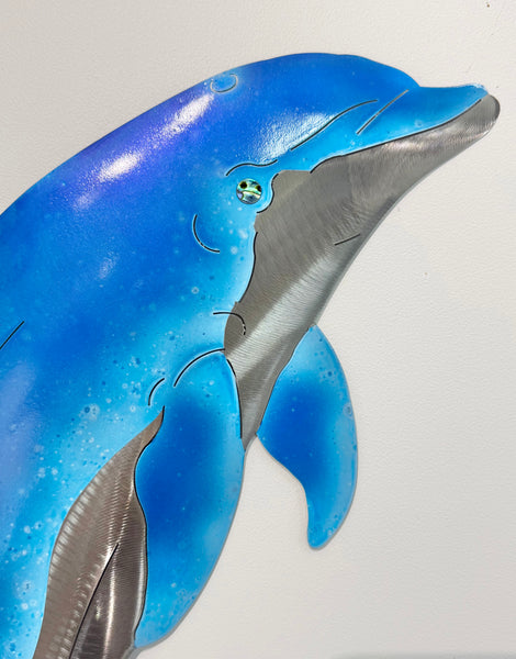Dolphin Airbrush painted medium