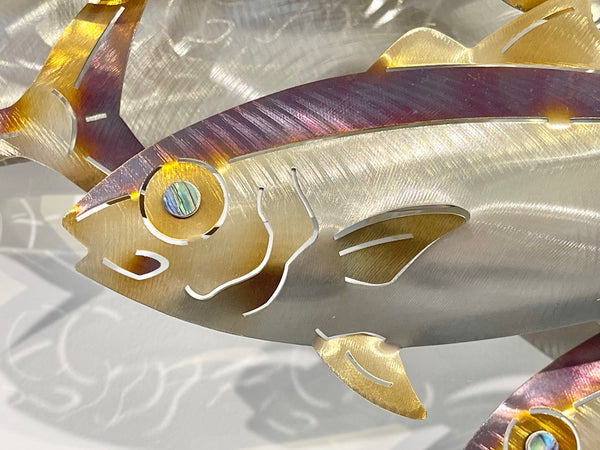 7 Kingfish Heat treated colourings