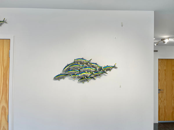 Dozen Kingi school “Airbrush Blue” including paua eyes