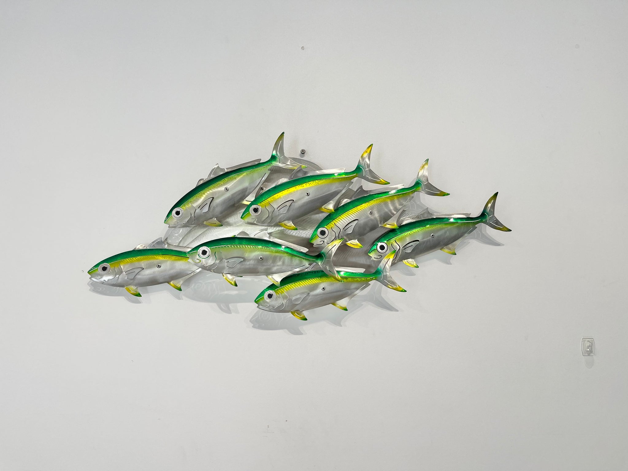 7 Kingfish airbrushed ghost tint green