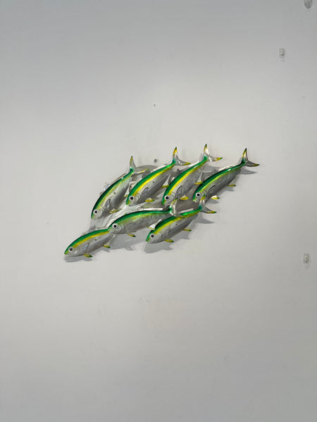7 Kingfish airbrushed ghost tint green