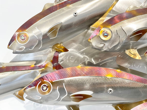 7 Kingfish Heat treated colourings